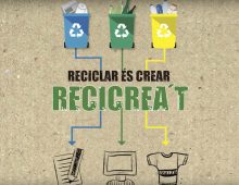 La productora audiovisual d'Alacant Producciones GDP va ser l'encarregada de dur a terme la campanya de reciclatge "Reciclar és crear. Recicrea't!".