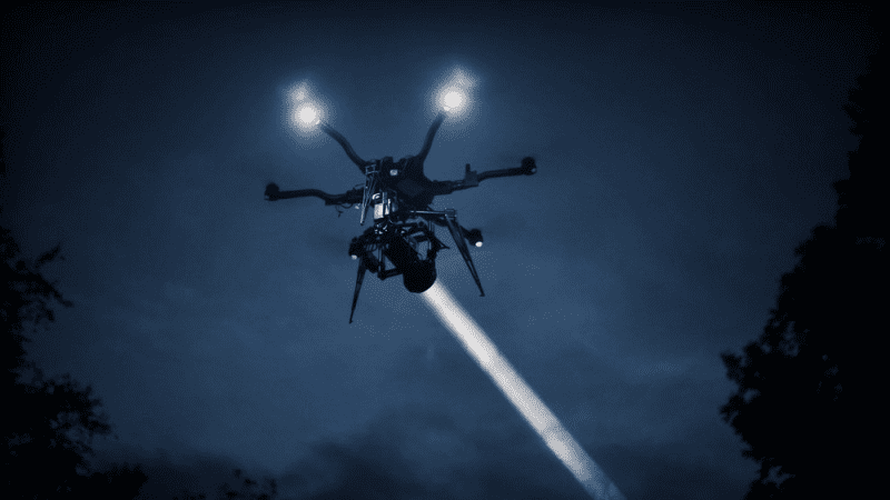 Vuelo nocturcno drone